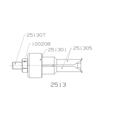 EXTRACTOR DE PINZA INTERIOR FORZA SERIE 2500
